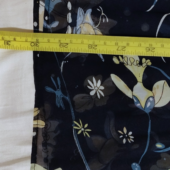 🌠2/$35🌠 Korean Style Dark Blue Maxi Floral Dress - Picture 8 of 11